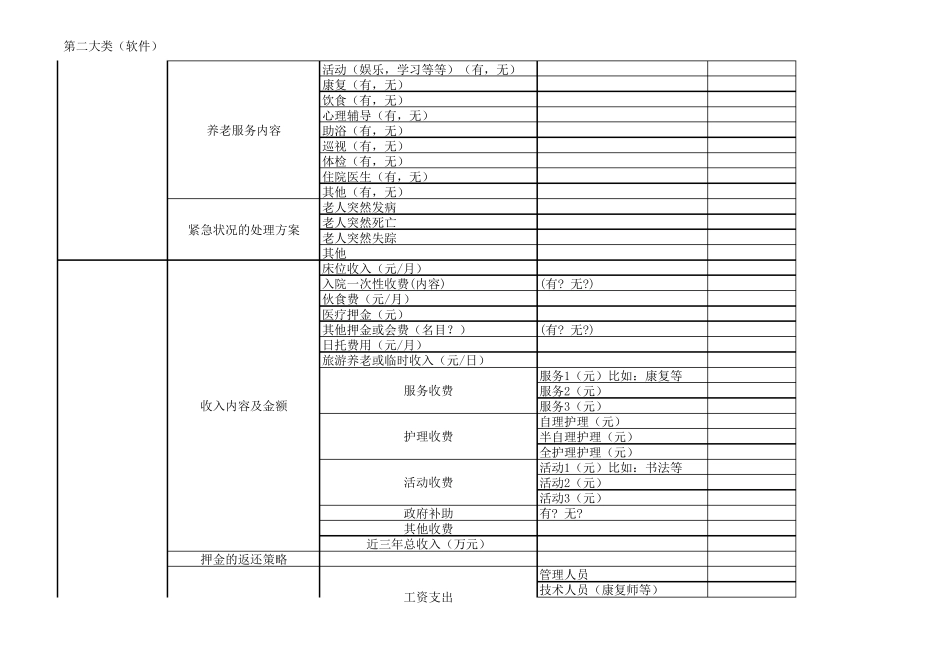 养老院调查表_第2页