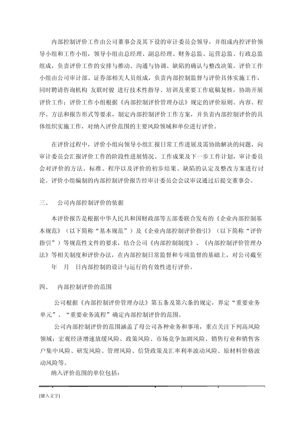 内部控制评价报告_第2页