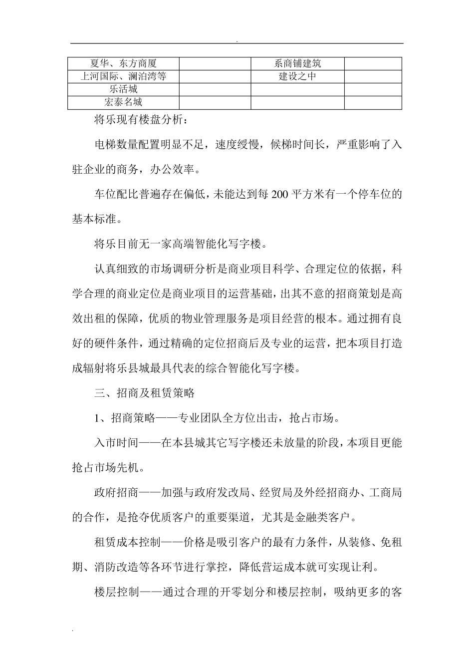 写字楼招商方案_第2页