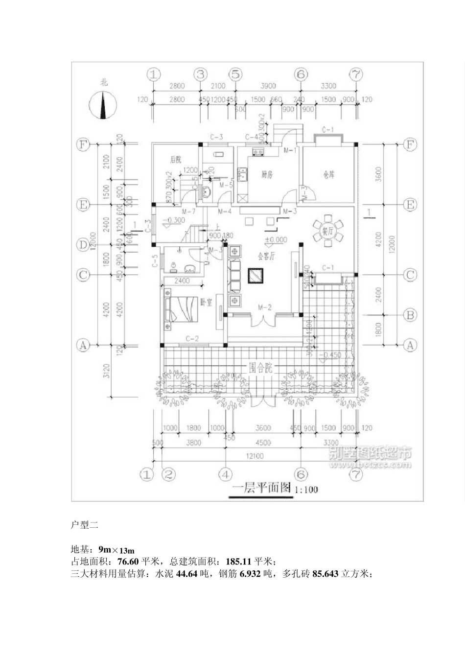 农村盖房设计大全!三十万以内的别墅!_第2页