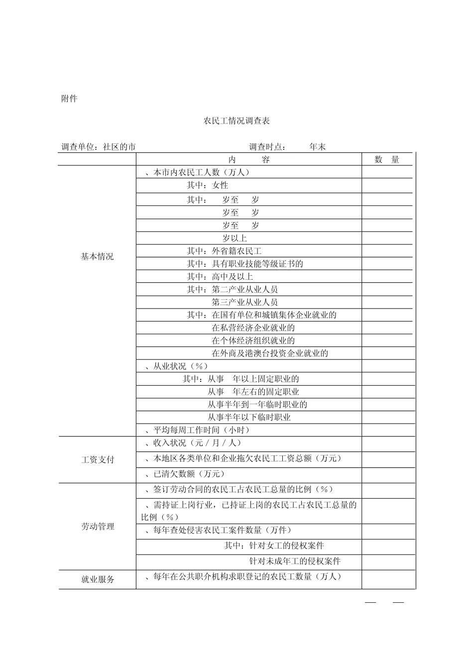 农民工情况调查表_第1页