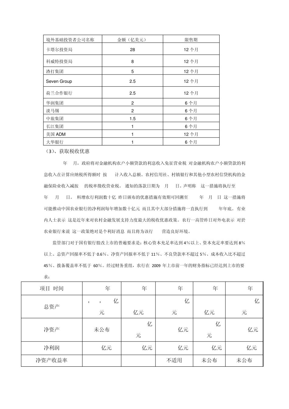 农行IPO过程及意义_第3页