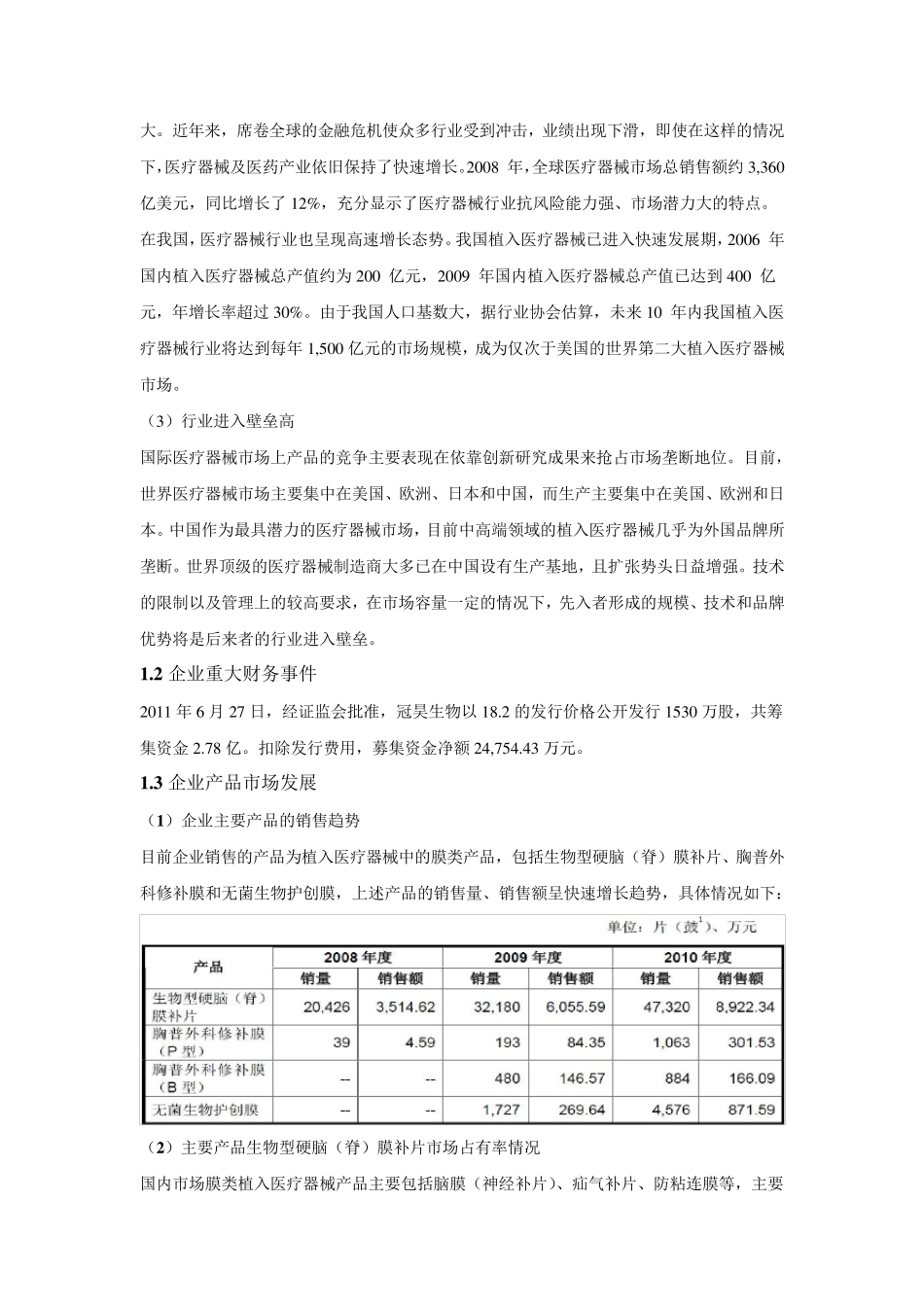 冠昊生物企业价值评估报告_第3页