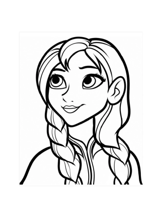 冰雪奇缘儿童涂色画幼儿女孩最爱
