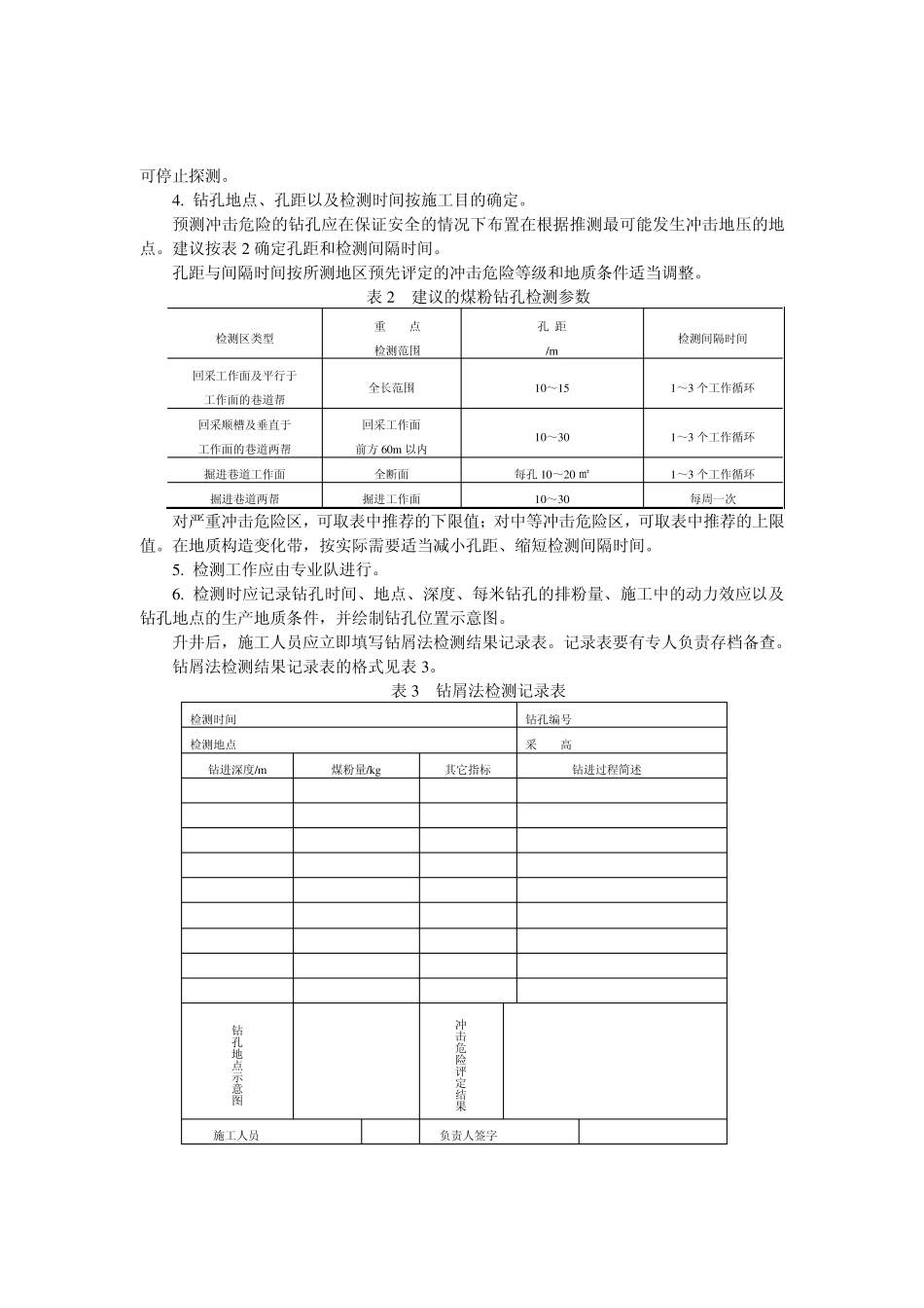 冲击地压预测和防治试行规范_第3页