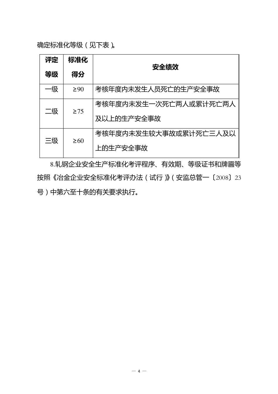 冶金企业安全生产标准化评定标准(轧钢)_第2页