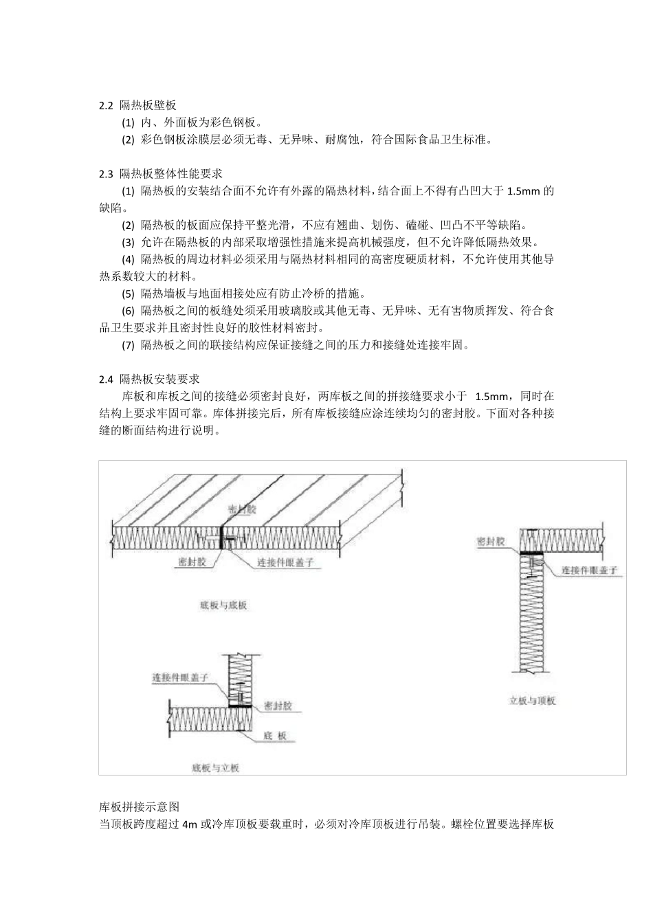 冷库安装施工标准冷库安装施工标准_第2页