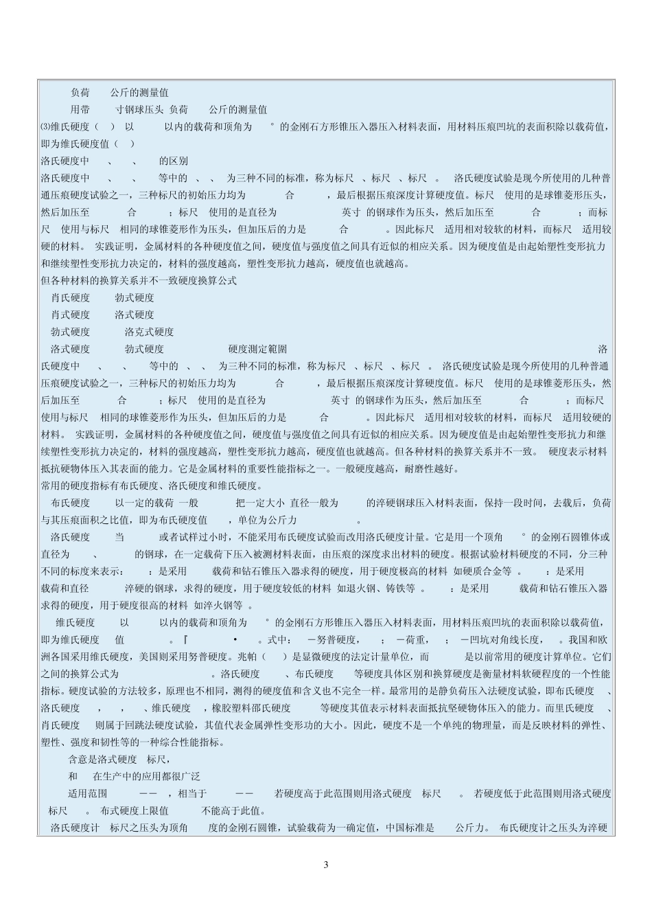 冷轧带钢抗拉强度与硬度对照表_第3页