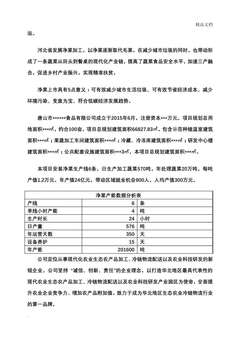 净菜加工行业可行性分析报告_第3页