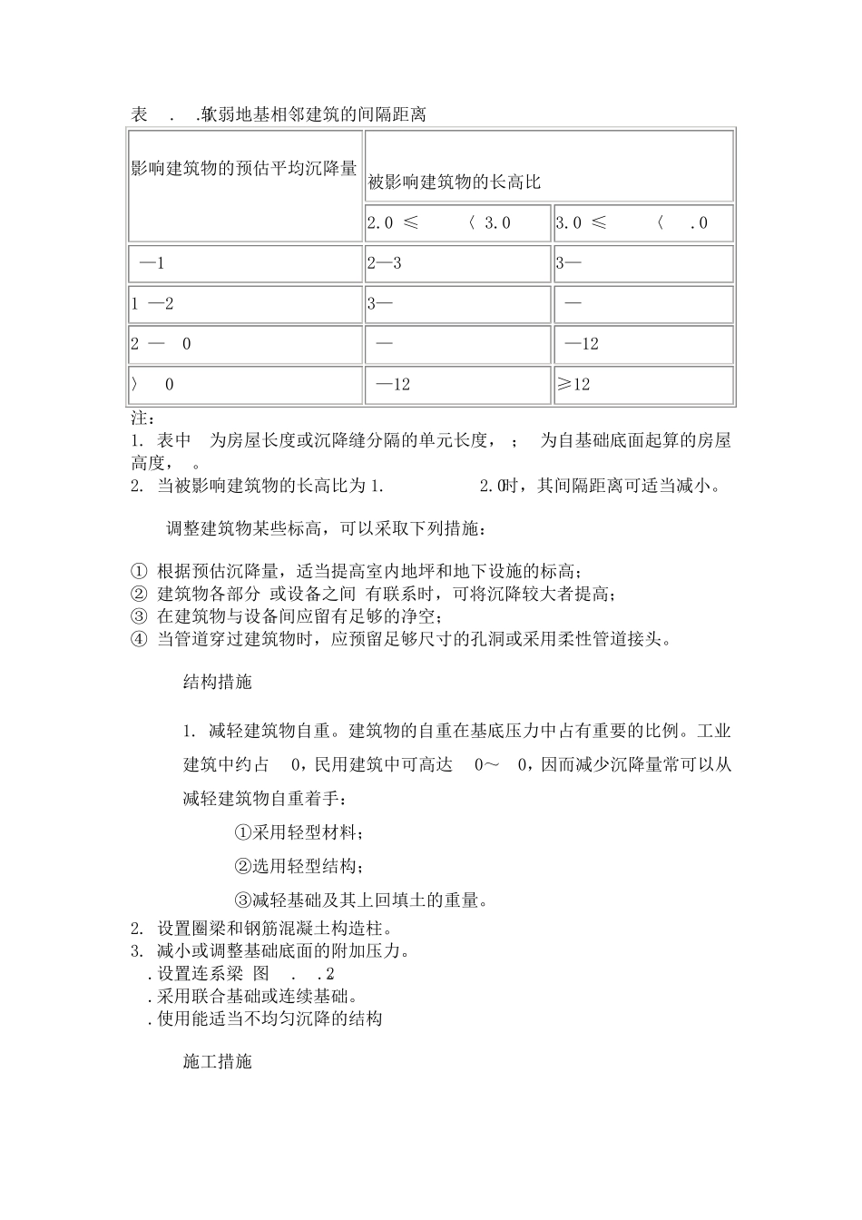减轻不均匀沉降危害的措施_第2页