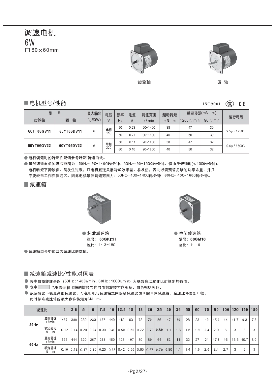 减速电机电子样本_第2页