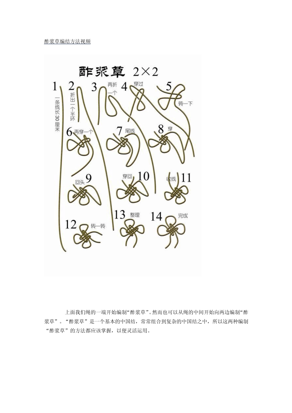 几种中国结的编法_第1页