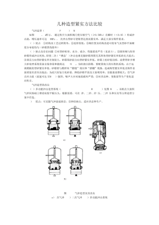 几种造型紧实方法比较
