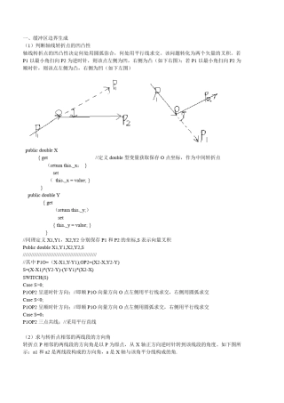 凸角圆弧算法