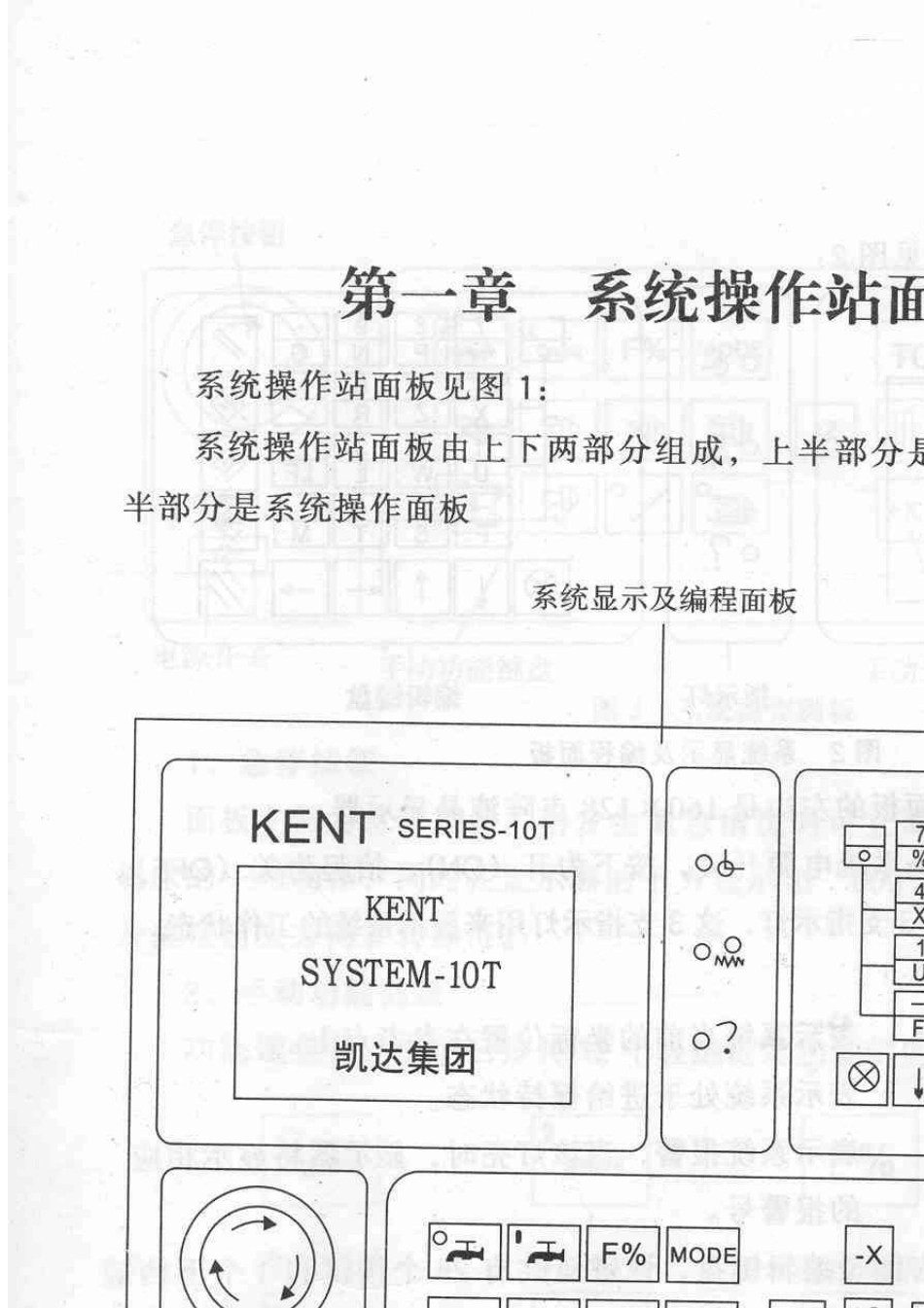 凯达数控KENTSERIES10T车床数控系统操作说明书_第2页