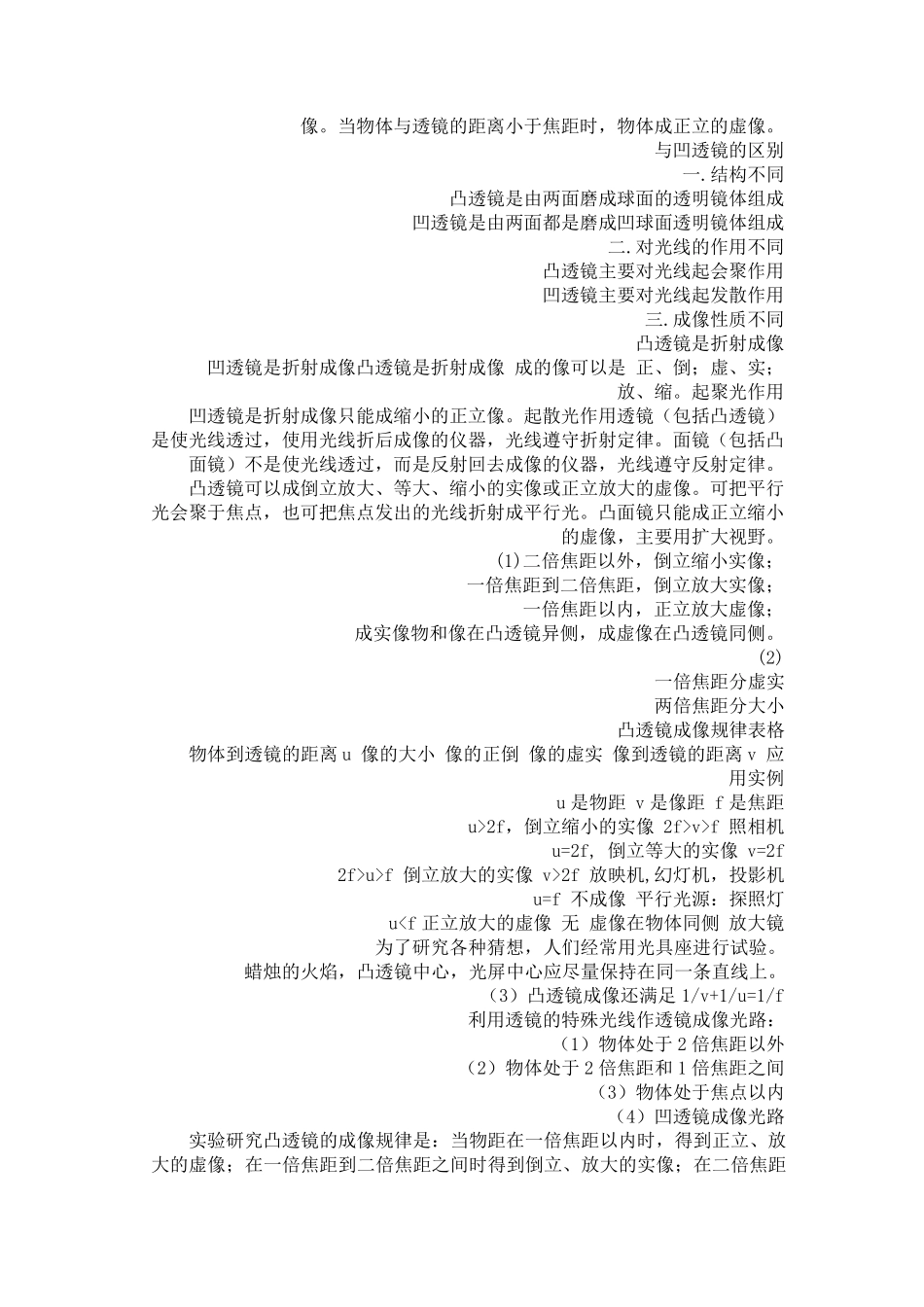 凸透镜成像规律及图解_第2页