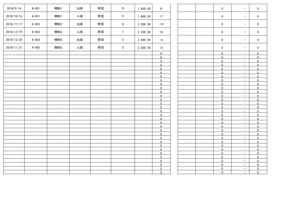 出入库明细表(实时库存、可查询)_第2页