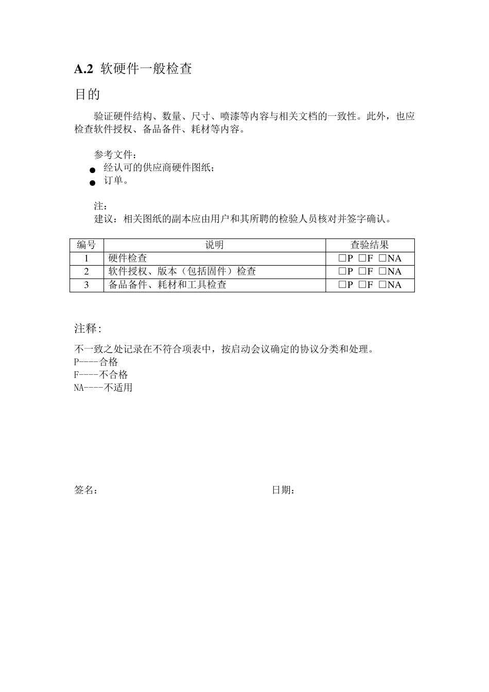 出厂验收测试(FAT)检验表_第2页