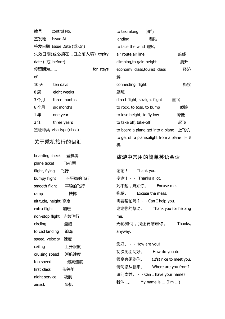 出国(境)旅行常用英语_第3页