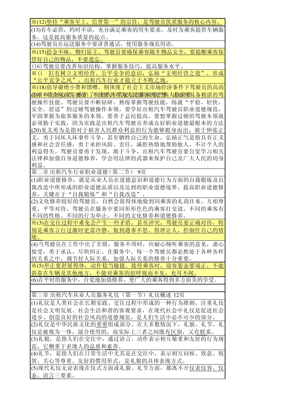 出租汽车准驾证_驾驶员从业资格考试题库全集001_第2页