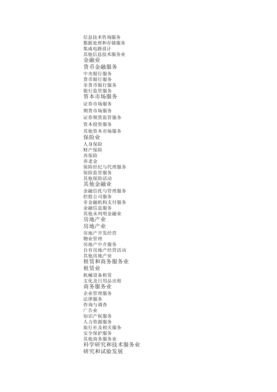 国民经济行业分类(服务业)_第3页