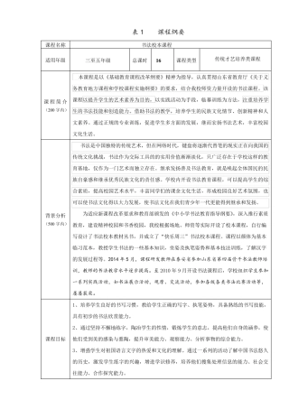国画课程纲要