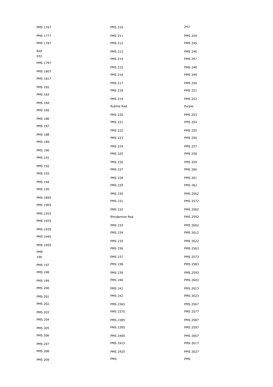 国际通用色标卡_第2页