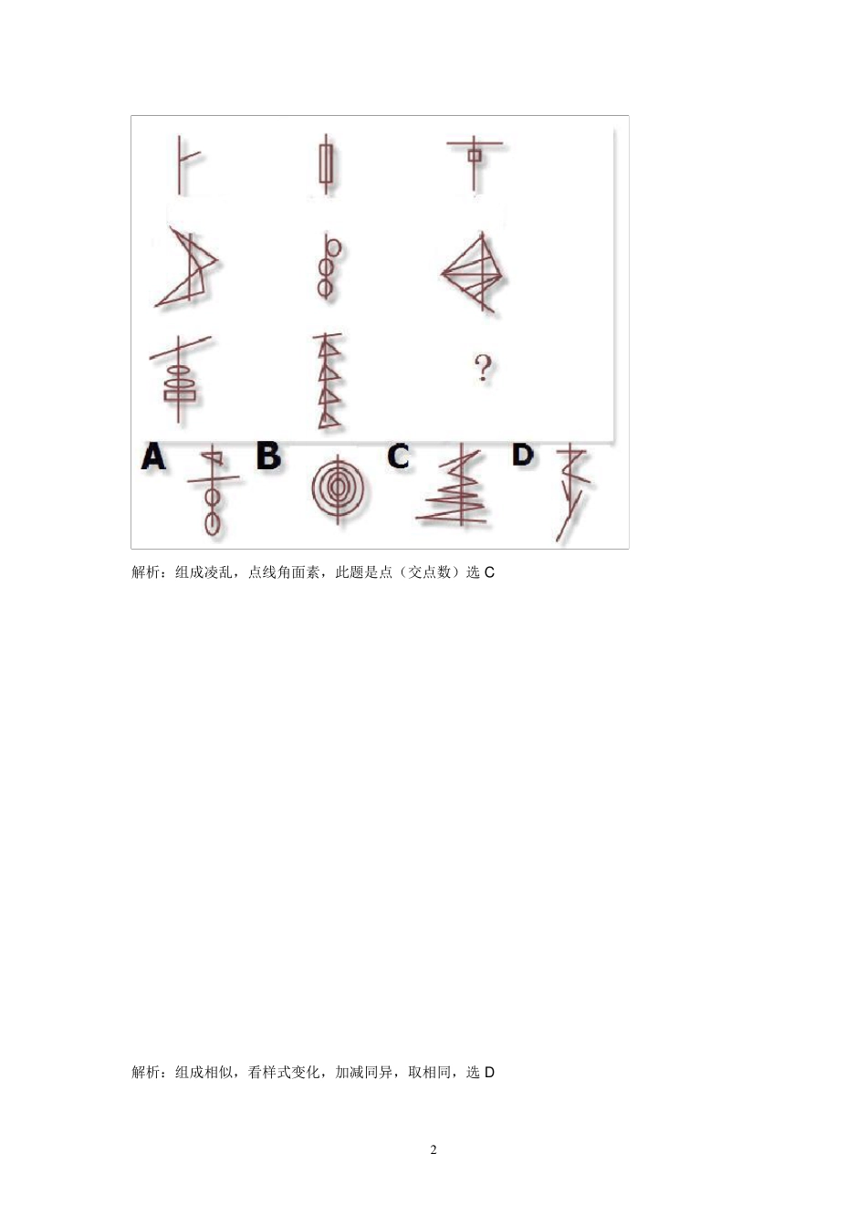 图形推理图形汇总(62页)_第2页