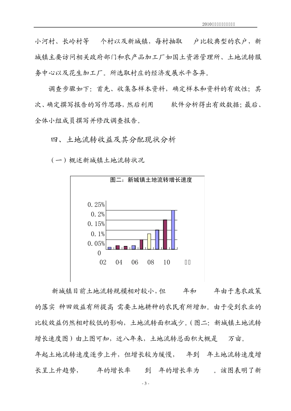 土地流转收益状况调查_第3页