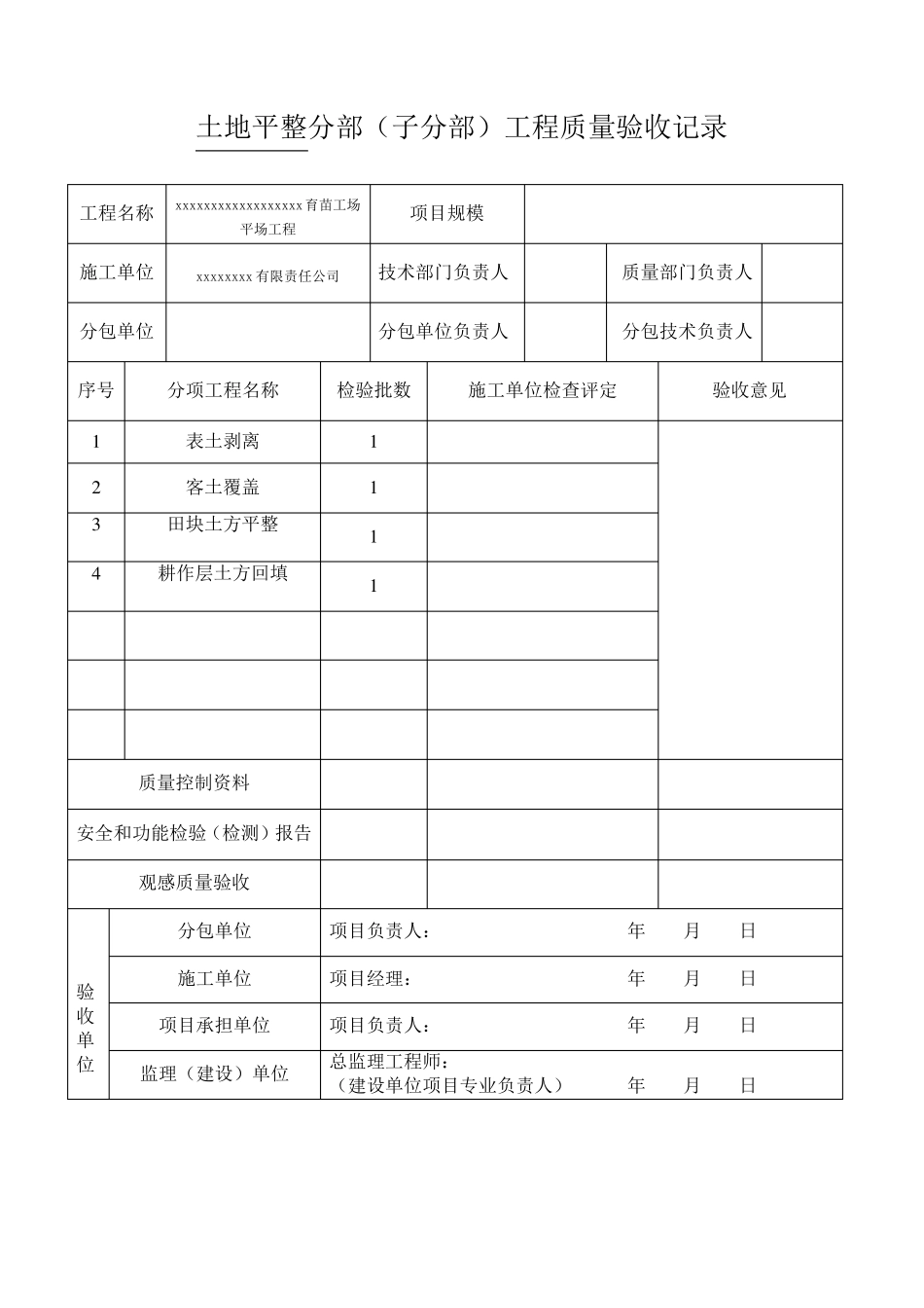 土地翻耕工程报验表格_第1页