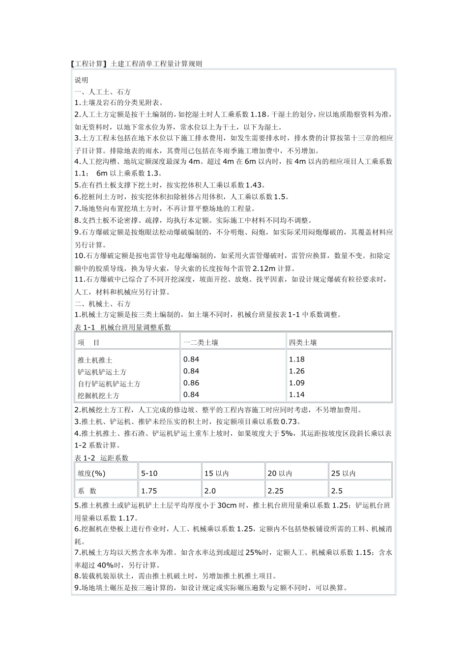 土建工程量清单计算规则_第1页