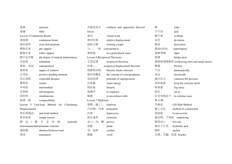 土木工程专业英语词汇短语总结_第2页