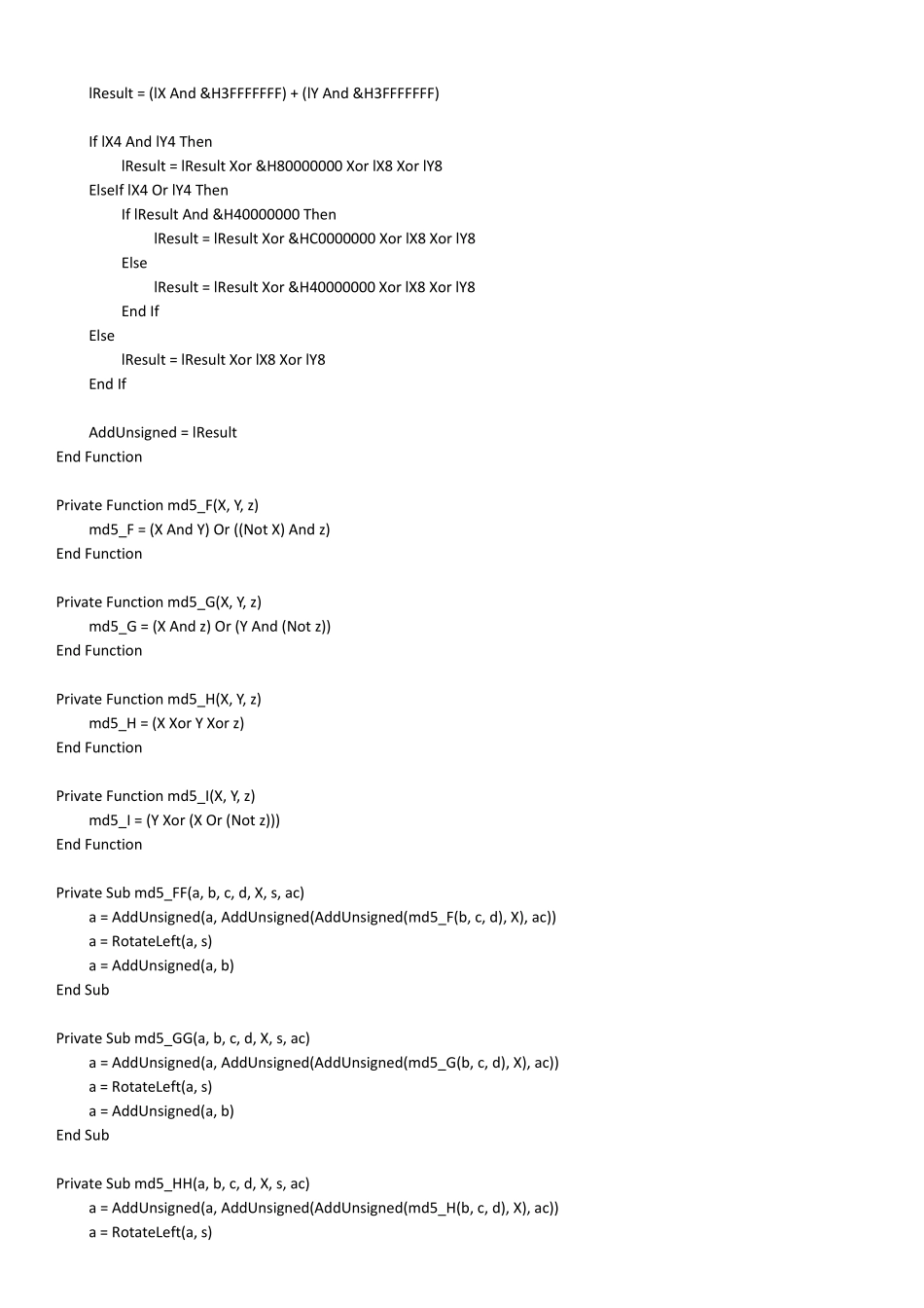 在excel中用VB实现MD5加密_第3页