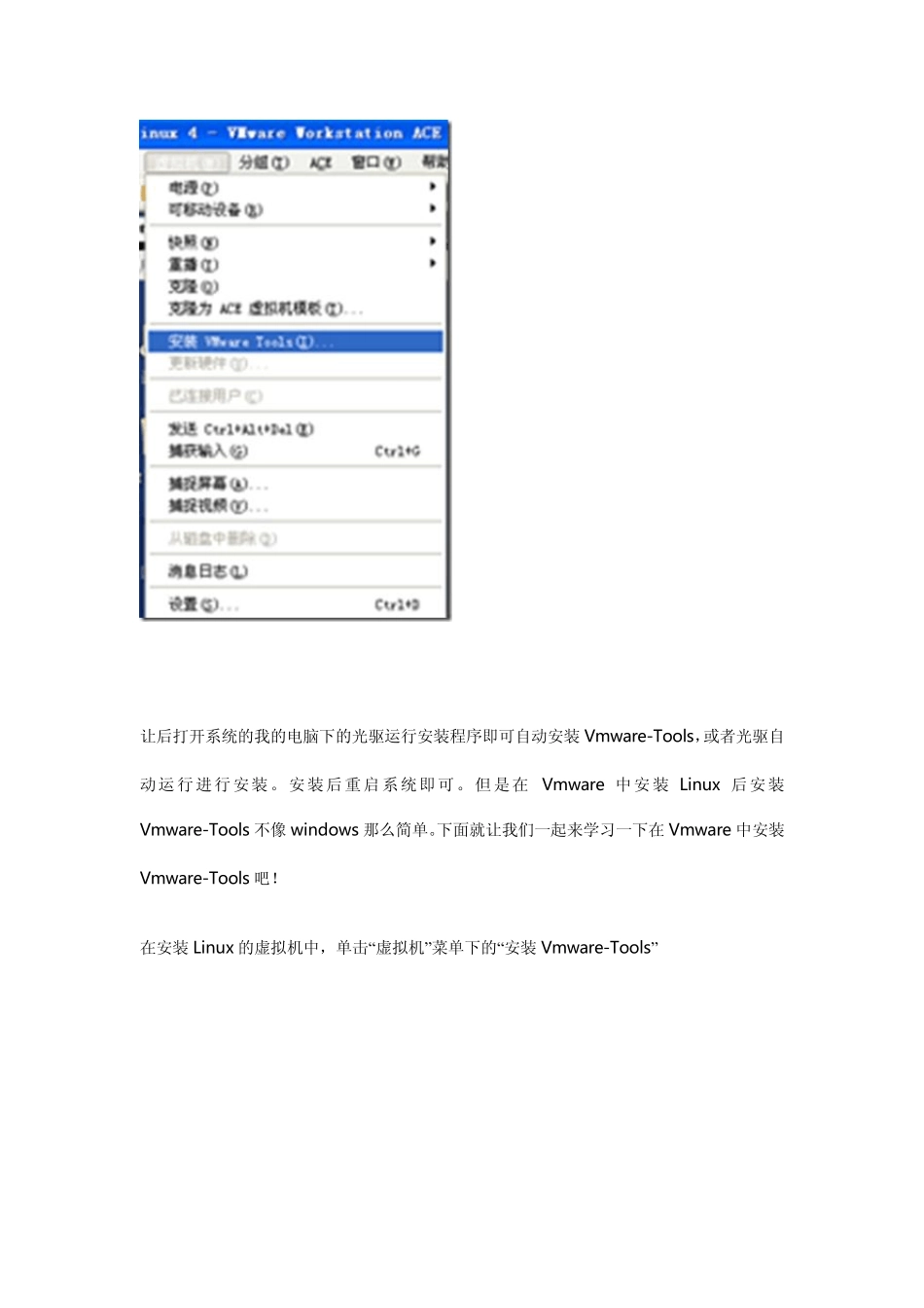 在VMware中为Linux系统安装VMTools的详解教程_第2页