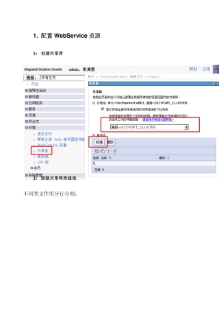 在WAS环境下如何配置WebService资源
