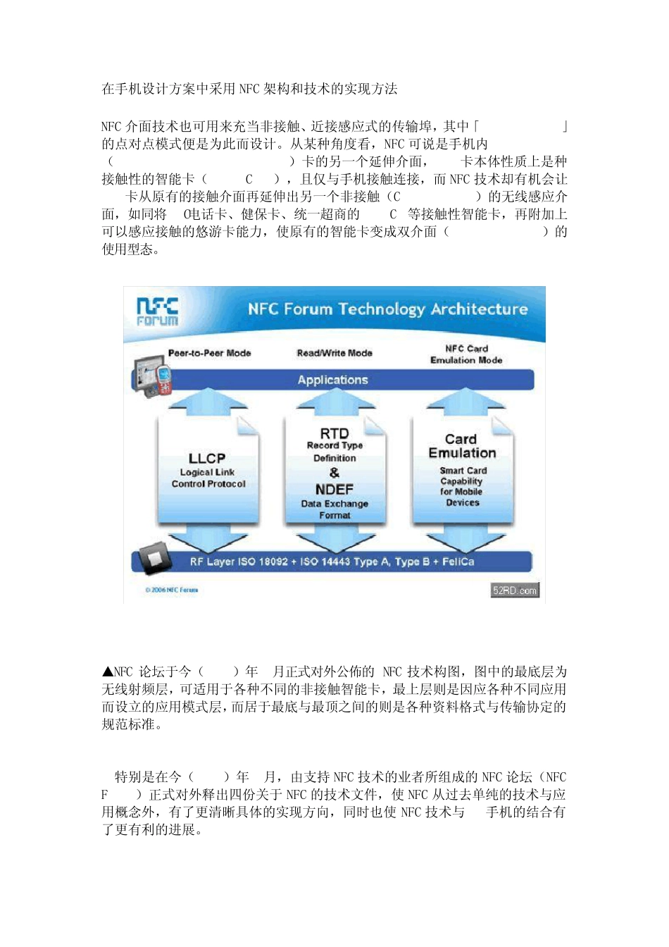 在手机设计方案中采用NFC架构和技术的实现方法_第1页