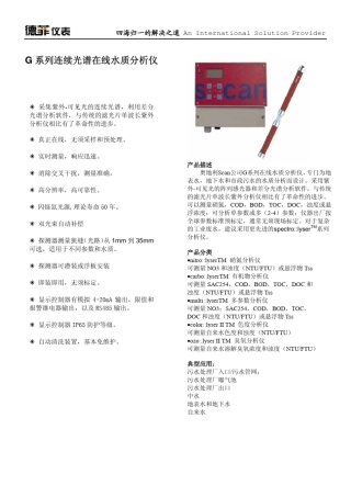 在线水质检测