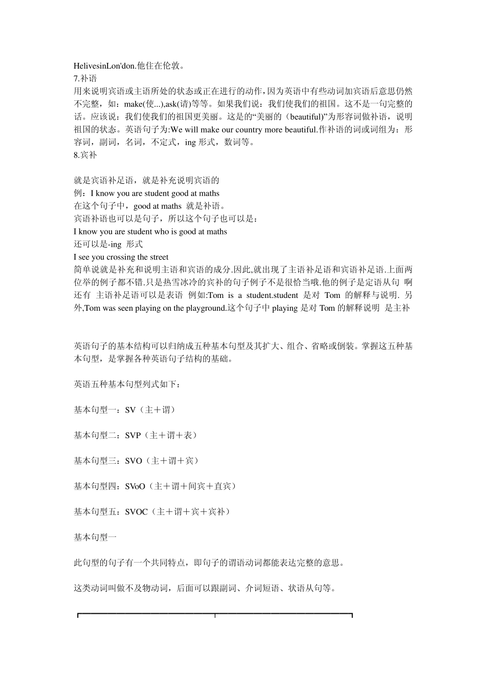 在英语中什么是主语,未愈,宾语,等等_第2页