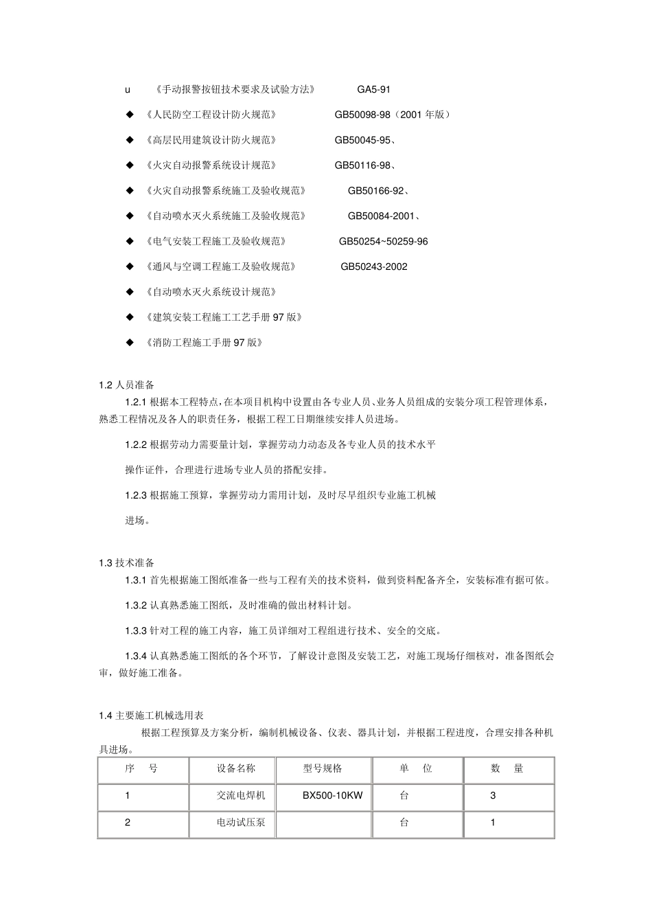 地下室消防与通风工程施工方案_消防排烟通风工程_第3页