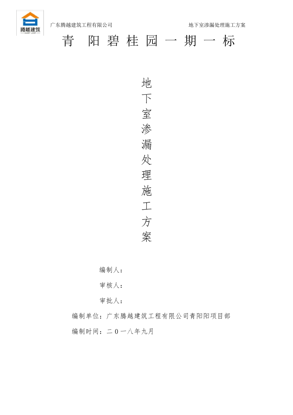 地下室渗漏水处理方案_第1页