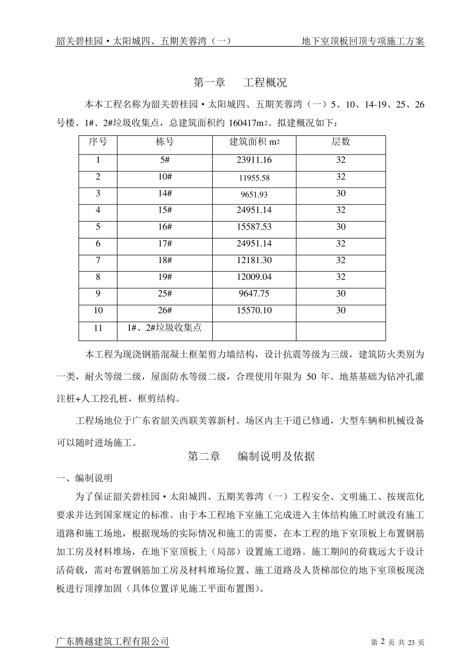 地下室顶板回顶专项施工方案_第2页