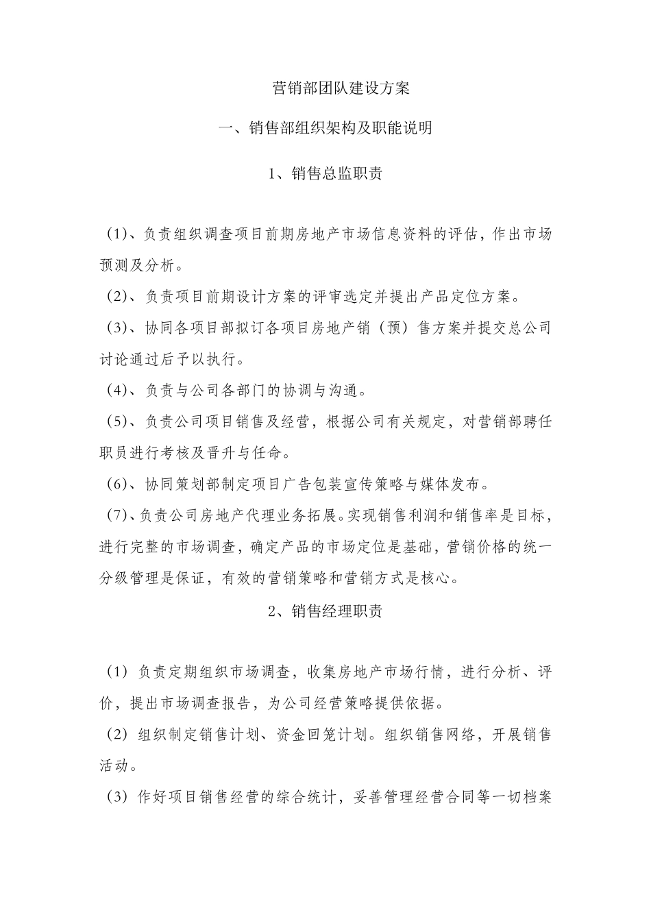 地产营销团队建设方案及管理流程和制度_第3页