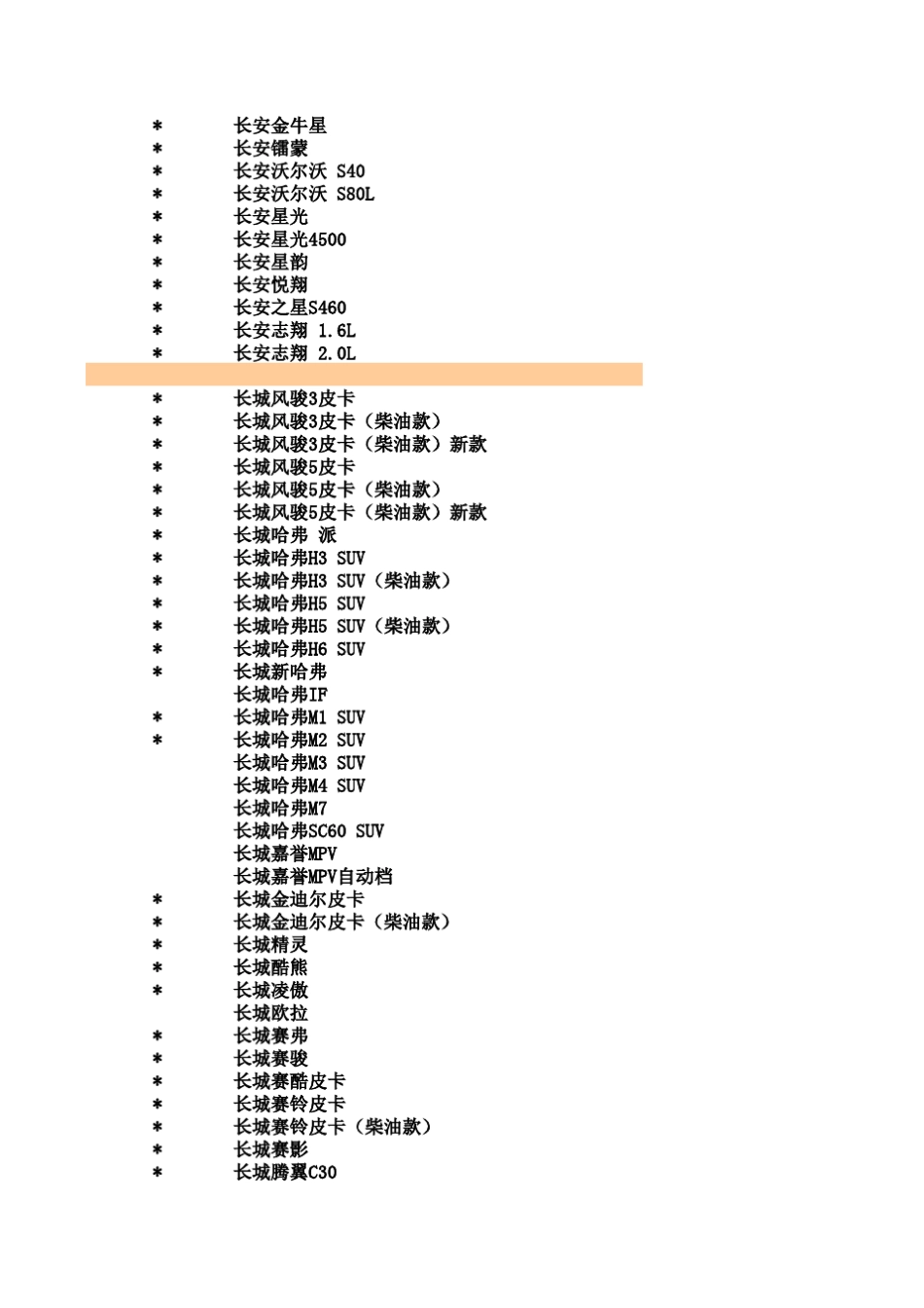 地区系列车型电瓶对照表_第3页