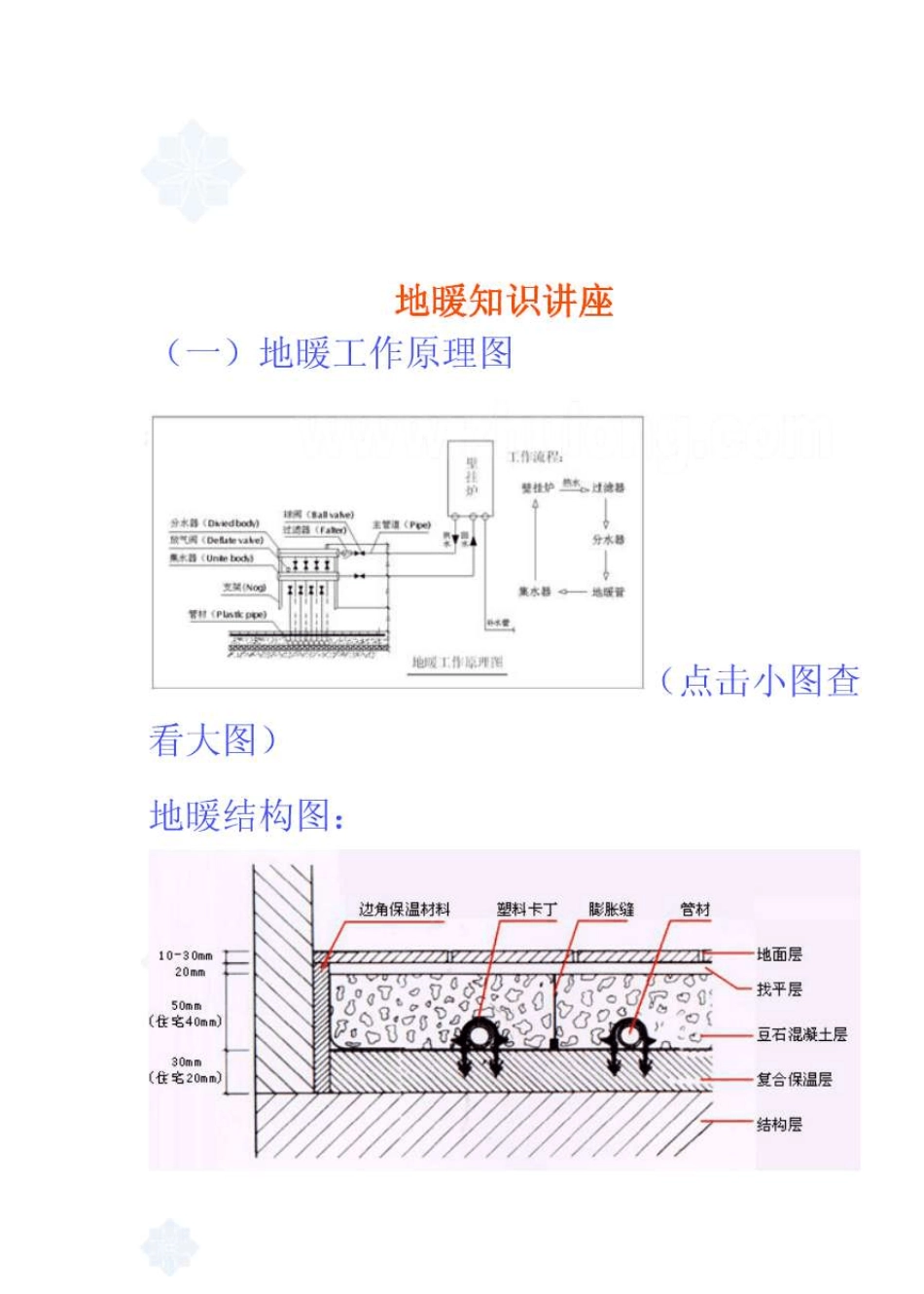 地暖知识讲座地暖工作原理图_第1页