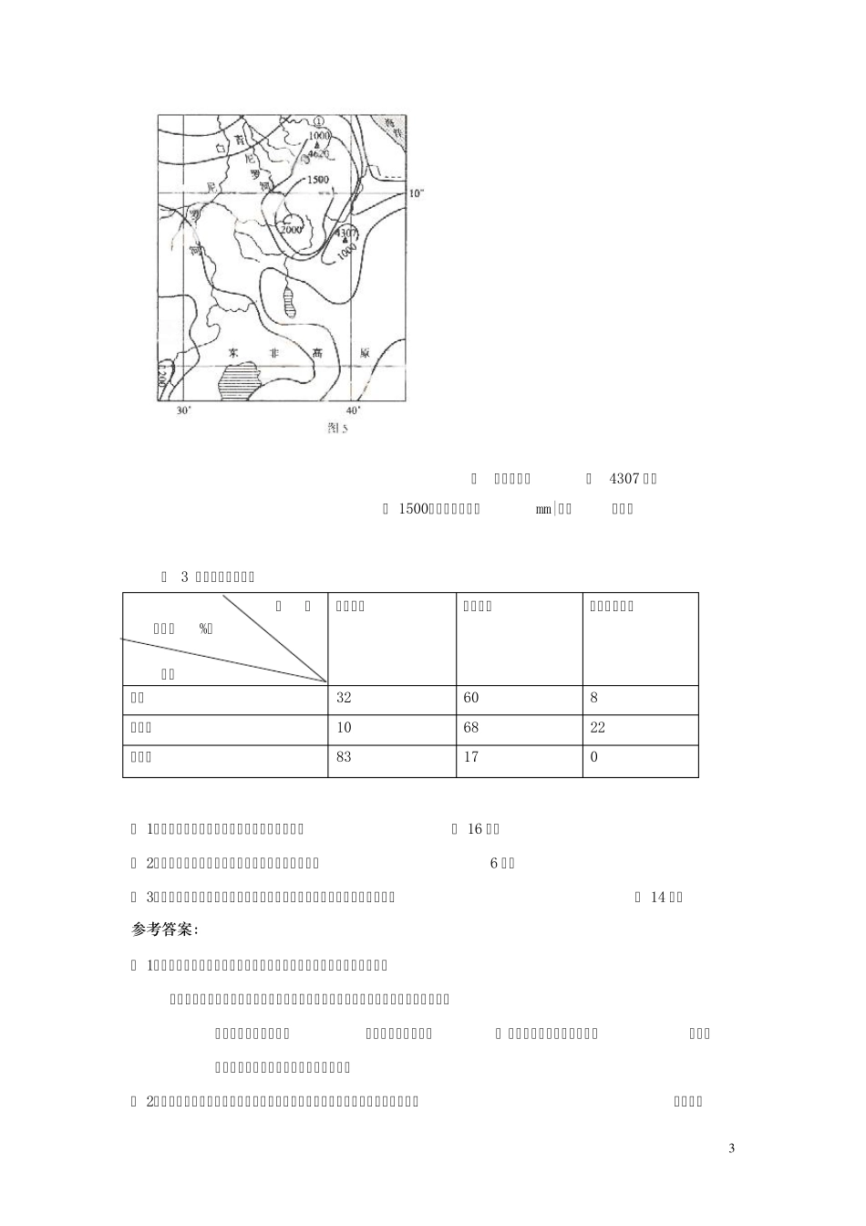 地理经典高考题_第3页