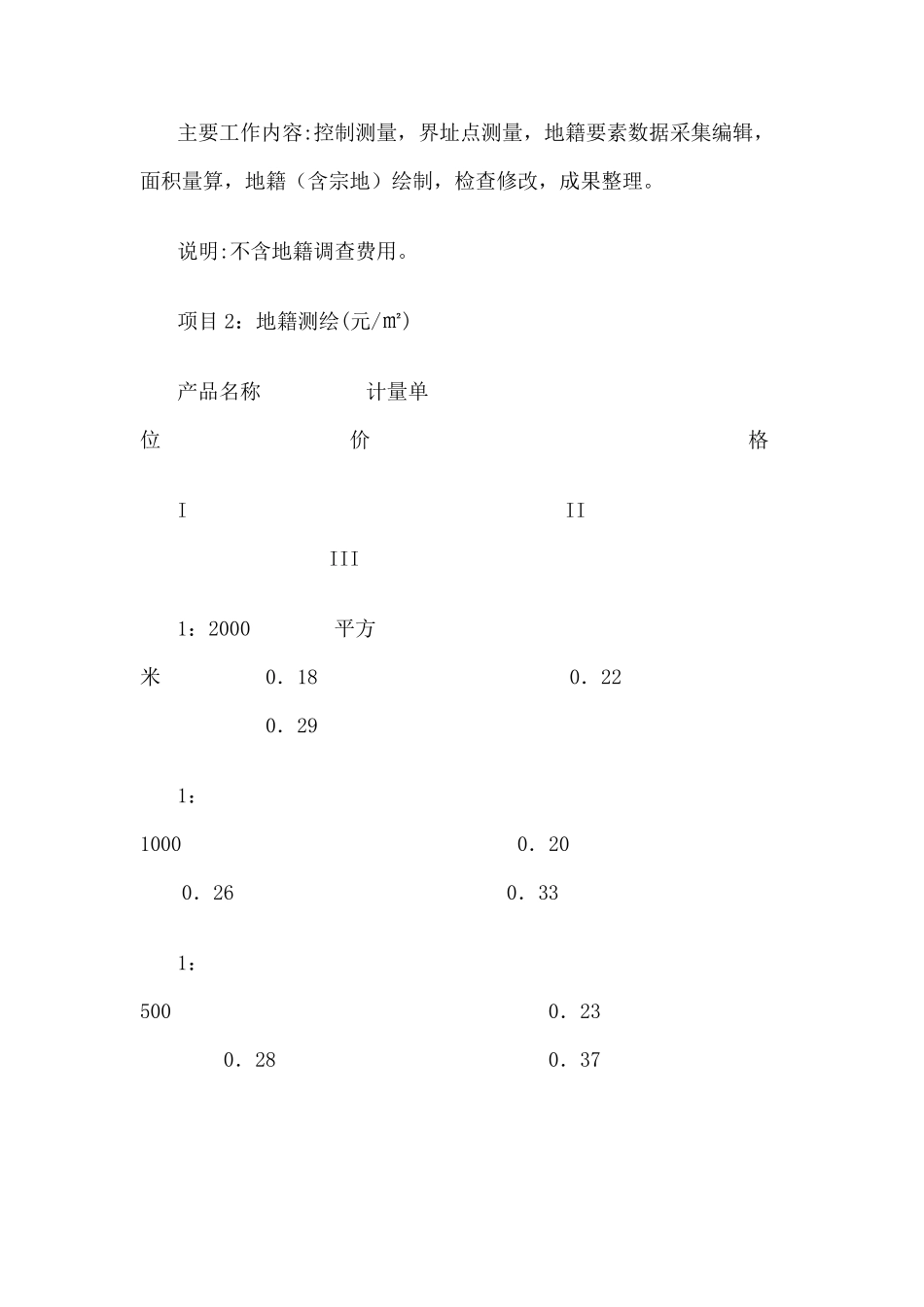 地籍测绘费收费标准_第3页