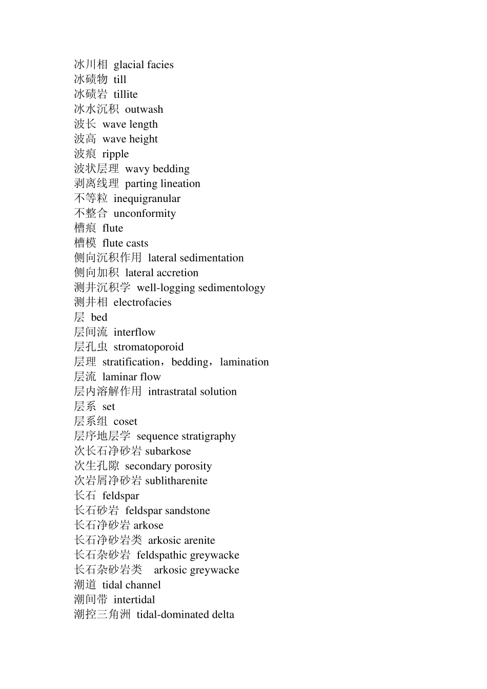地质学专业术语的翻译_第2页