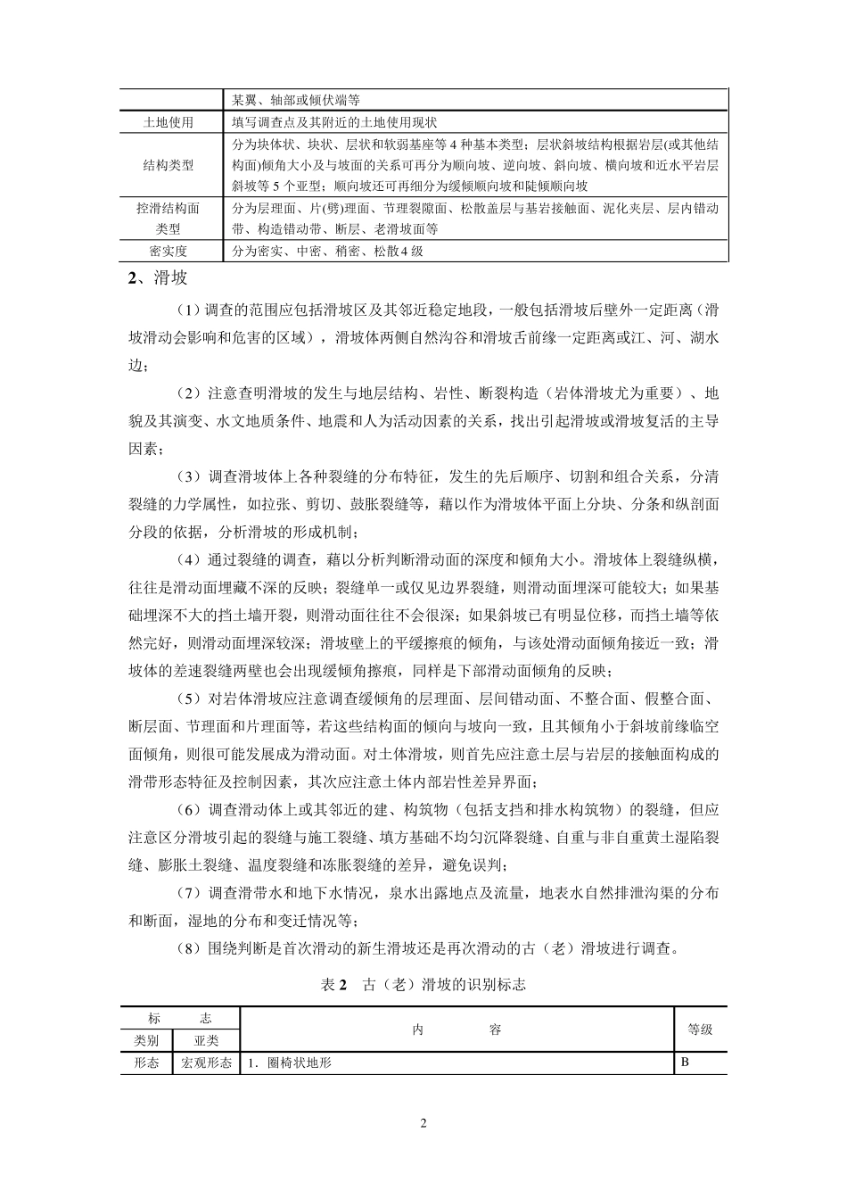 地质灾害野外调查细则_第2页