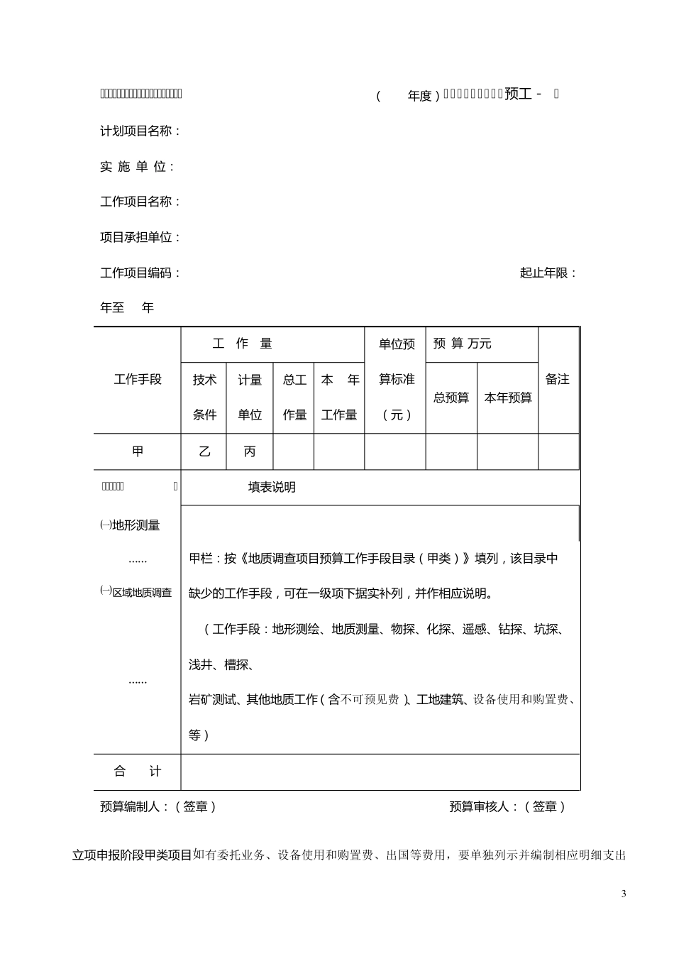 地质调查项目预算编制与执行中应注意的问题_第3页