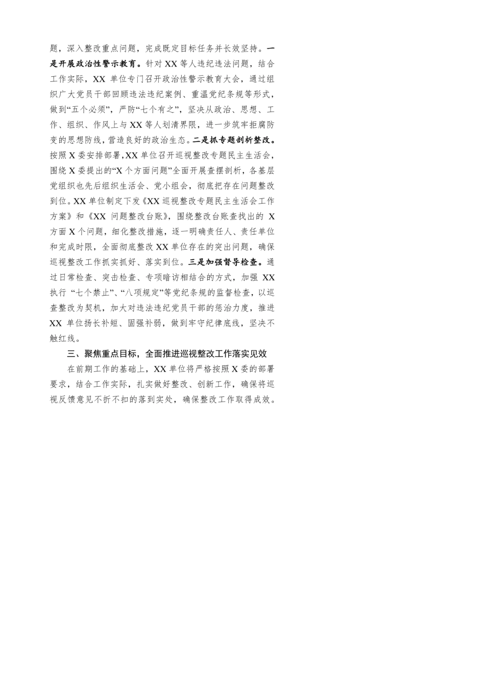 巡视整改工作推进情况汇报_第3页